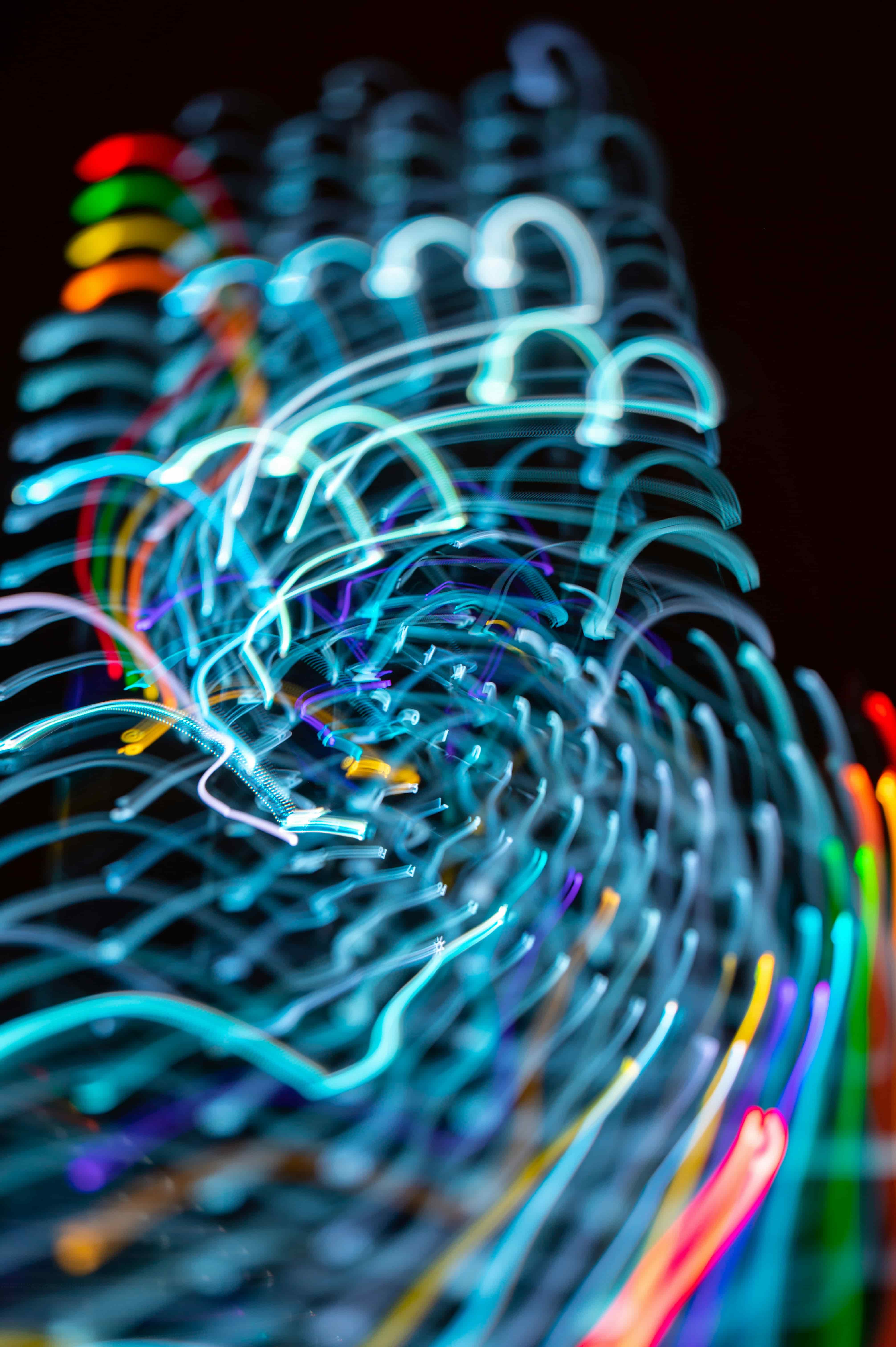 Abstract digital wave